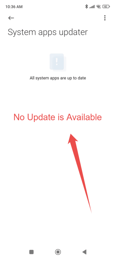 system ui issue - Update the OS